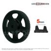 El modelo de Polea dentada para agujero cilíndrico PD5M72-25 - PD5M72-25