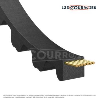 El modelo de Correa dentada simple Optibelt Omega 579-3M17 - 579-3M17-OPTIBELT