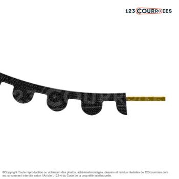 El modelo de Correa dentada simple 770-5M15 - 770-5M15