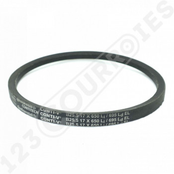 El modelo de Correa trapezoidal lisa Contitech Conti V B25.5 17 x 650 Li / 695 Ld - B25.5-CONTITECH