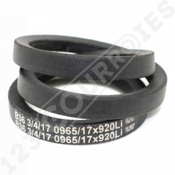 El modelo de Correa trapezoidal lisa Texrope S84 B36.75 / 17 00989/17 x 920 Li - B36.75-TEXROPE