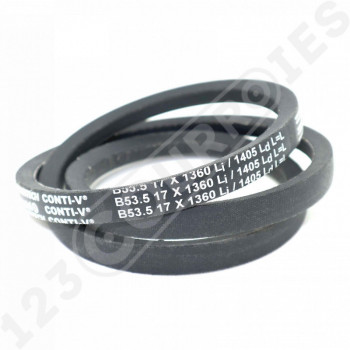 El modelo de Correa trapezoidal lisa Contitech Conti V B53.5 17 x 1360 Li / 1405 Ld - B53.5-CONTITECH