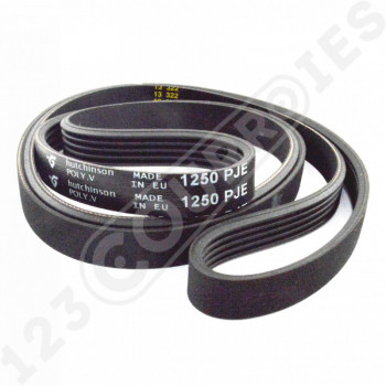 El modelo de Correa Poly-V estríada electrodoméstica Hutchinson elástica 1250 PJE 5 - 1250J5MAEL-HUTCHINSON