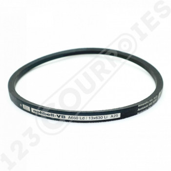 El modelo de Correa trapezoidal lisa Optibelt VB A 660 Ld / 13 x 630 Li A25 - A25-OPTIBELT