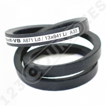 El modelo de Correa trapezoidal lisa Optibelt VB A 871 Ld / 13 x 841 Li A33 - A33-OPTIBELT