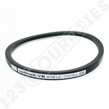 El modelo de Correa trapezoidal lisa Optibelt VB B 750 Ld / 17 x 710 Li B28 - B28-OPTIBELT