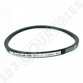 El modelo de Correa trapezoidal lisa Optibelt VB B 876 Ld / 17 x 836 Li B33 - B33-OPTIBELT