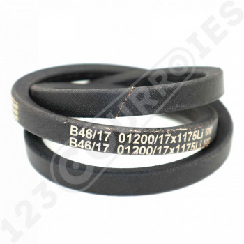 El modelo de Correa trapezoidal lisa Texrope S84 B46 / 17 001244/17 x 1175 Li - B46-TEXROPE