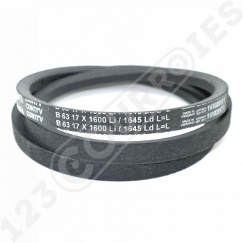 El modelo de Correa trapezoidal lisa Contitech Conti V B63 17 x 1600 Li / 1645 Ld - B63-CONTITECH