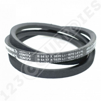 El modelo de Correa trapezoidal lisa Contitech Conti V B64 17 x 1625 Li / 1670 Ld - B64-CONTITECH