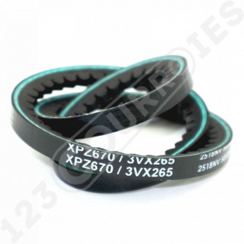 El modelo de Correa trapezoidal dentada Texrope HFX Plus XPZ670 / 3VX265 - XPZ670-TEXROPE