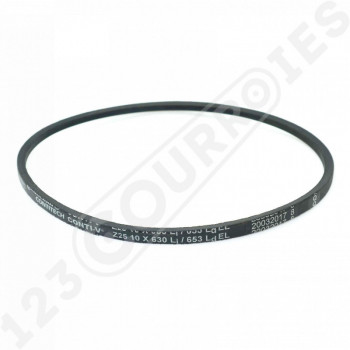 El modelo de Correa trapezoidal lisa Contitech Conti V Z25 10 x 630 Li / 653 Ld - Z25-CONTITECH