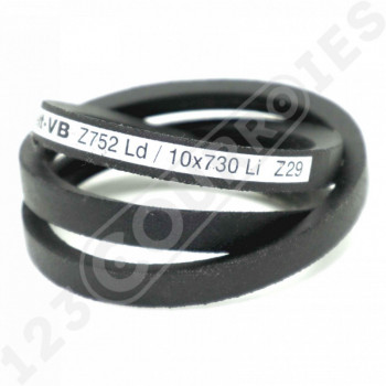 El modelo de Correa trapezoidal lisa Optibelt VB Z 752 Ld / 10 x 730 Li Z29 - Z29-OPTIBELT