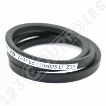 El modelo de Correa trapezoidal lisa Optibelt VB Z 847 Ld / 10 x 825 Li Z33 - Z33-OPTIBELT
