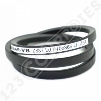 El modelo de Correa trapezoidal lisa Optibelt VB Z 887 Ld / 10 x 865 Li Z34 - Z34-OPTIBELT