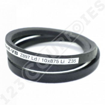 El modelo de Correa trapezoidal lisa Optibelt VB Z 897 Ld / 10 x 875 Li Z35 - Z35-OPTIBELT