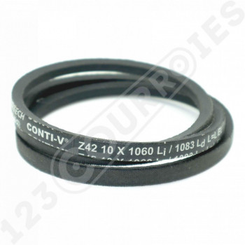 El modelo de Correa trapezoidal lisa Contitech Conti V Z42 10 x 1060 Li / 1083 Ld - Z42-CONTITECH