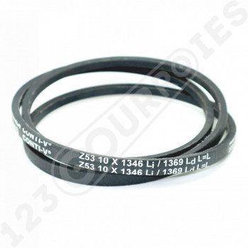 El modelo de Correa trapezoidal lisa Contitech Conti V Z53 10 x 1346 Li / 1369 Ld - Z53-CONTITECH