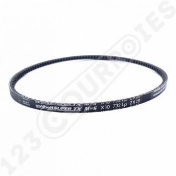 El modelo de Correa trapezoidal dentada Optibelt Super TX X10 732 Lp ZX28 - ZX28-OPTIBELT