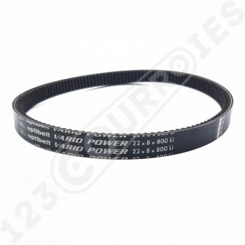 El modelo de Correa variador Optibelt VARIO POWER 22x8x800 Li - 22X8-800-OPTIBELT