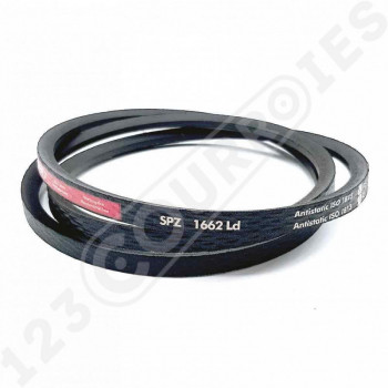 El modelo de Correa trapezoidal lisa Optibelt Red Power 3 SPZ1662 Ld - SPZ1662RP-OPTIBELT