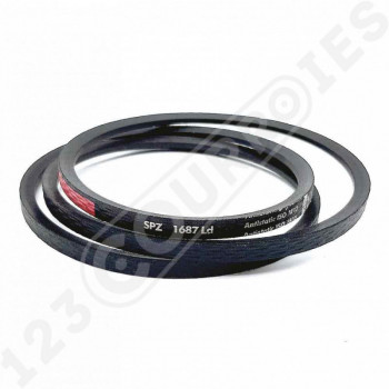 El modelo de Correa trapezoidal lisa Optibelt Red Power 3 SPZ1687 Ld - SPZ1687RP-OPTIBELT