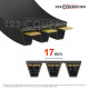 Correa seccion 17x11 3098Li / 3150Le 80397297