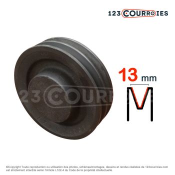 El modelo de Polea trapezoidal para agujero cilíndrico SPA224/4 - SPA224/4