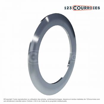 El modelo de Placa lateral para polea B31X1-ZINC - B31X1-ZINC