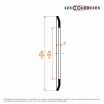 El modelo de Placa lateral para polea B78X0.5-ZINC - B78X0.5-ZINC