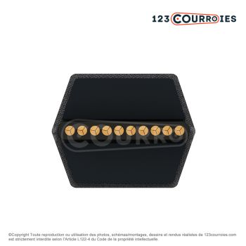 El modelo de Correa hexagonal Megadyne ESAFLEX AA95 13 x 2465 Le - AA95-MEGADYNE