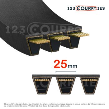 El modelo de Correa Optibelt KB Kraftband 3-8V1120 - 3-8V1120-OPTIBELT