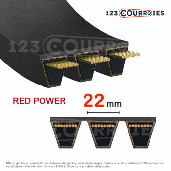 El modelo de Correa Optibelt KB Kraftband Red Power 3 2-SPC3750RP - 2-SPC3750RP-OPTIBELT