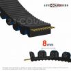 El modelo de Correa dentada Gates Polychain carbon volt 1760-8MGTPCV-12 - 1760-8MGTPCV-12-GATES