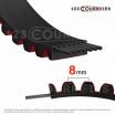 El modelo de Correa dentada Optibelt Delta chain carbon 1120-8MDC36 - 1120-8MDC36-OPTIBELT