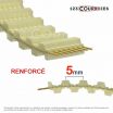 El modelo de Correa dentada doble poliuretano Optibelt Alpha power DT5AP-590-6 - DT5AP-590-6-OPTIBELT