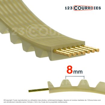 El modelo de Correa dentada simple super torque 1792-S8M85-PUK - 1792-S8M85-PUK