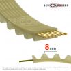 El modelo de Correa dentada simple super torque 1792-S8M85-PUK - 1792-S8M85-PUK