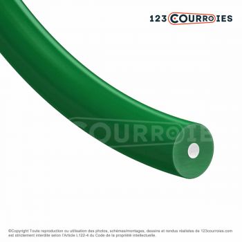 El modelo de Correa redonda termosellable verde reforzada diámetro 6 mm - CR6-RENFP-VERT