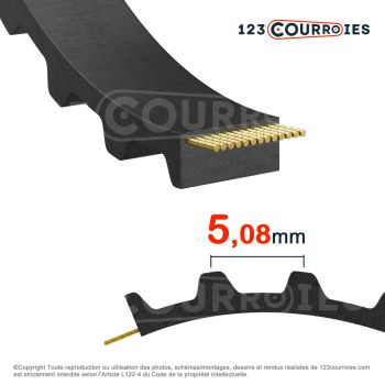 El modelo de Correa dentada simple Gates Powergrip 232XL050 - 232XL050-GATES