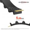 El modelo de Correa dentada simple Gates Powergrip 232XL050 - 232XL050-GATES