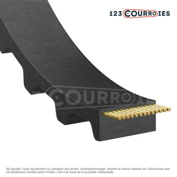 El modelo de Correa dentada simple Gates Powergrip 232XL050 - 232XL050-GATES