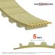 Correa dentada simple poliuretano Mégadyne Megapower T5-1100-32K