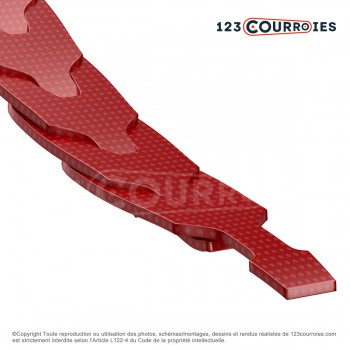 El modelo de Correa trapezoidal de eslabones profil B (17 mm) TWIST-B - TWIST-B-FENNER