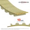 El modelo de Correa dentada simple poliuretano Optibelt Alpha torque T10-880-20 - T10-880-20-OPTIBELT