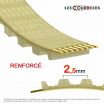 El modelo de Correa dentada simple poliuretano Optibelt Alpha power T2.5AP-200-25 - T2.5AP-200-25-OPTIBELT