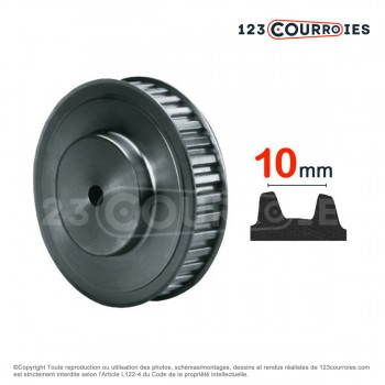 El modelo de Polea dentada para agujero cilíndrico PDT10-28-40 - PDT10-28-40