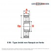 El modelo de Polea dentada para casquillo cónico PD8M144-30MA - PD8M144-30MA