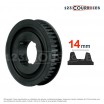 El modelo de Polea dentada para casquillo cónico PD14M72-40MA - PD14M72-40MA