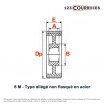 El modelo de Polea dentada para casquillo cónico PD14M72-40MA - PD14M72-40MA